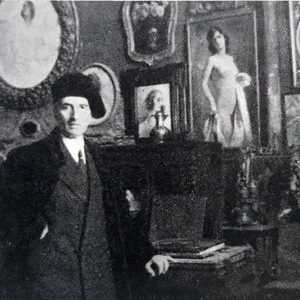 Arcioni Enrico nel suo studio - Enrico Arcioni