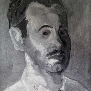 Cappellini Alfiero _ Autoritratto - Alfiero Cappellini