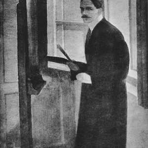 Ghiglia Oscar _ autoritratto - Oscar Ghiglia