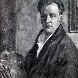 Gussoni Vittorio _ autoritratto giovanile - Vittorio Gussoni