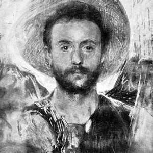 Mancini Antonio _ autoritratto giovanile - Antonio Mancini