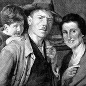 Manini Vittorio _ autoritratto con la famiglia - Vittorio Manini