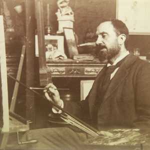 Micali Giuseppe nello studio - Giuseppe Micali