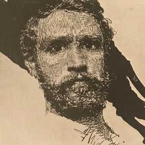 Michetti Francesco Paolo autoritratto 1883 - Francesco Paolo Michetti