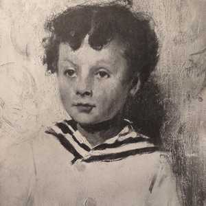 Zambeletti Lodovico fanciullo di Cesare Tallone - Lodovico Zambeletti