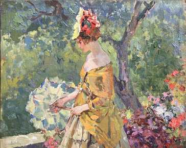 Caputo Ulisse - A walk in the garden of Cézanne's house