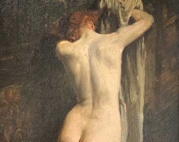 Van Havermaet Charles - Nudo femminile di spalle *