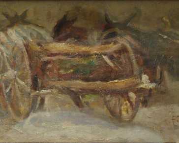 Ciani Cesare - Carts with horses