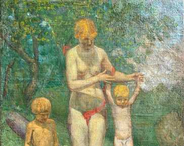 Giovanni Battista  Tedeschi - In giardino