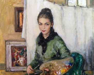 Vittorio Gussoni - La pittrice