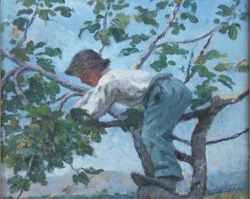 Gariani Garibaldi - Boy on the fig tree