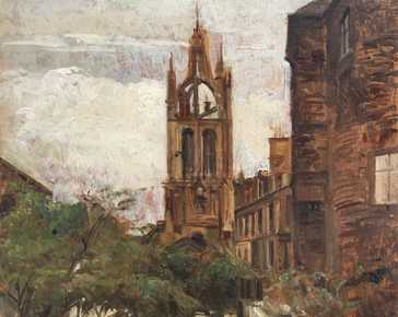 Eugenio Scorzelli - St Nicholas' Cathedral tower in Newcastle upon Tyne