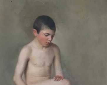 Sidoli Pacifico - A naked boy