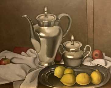Ledda Marius - Teapot and lemons