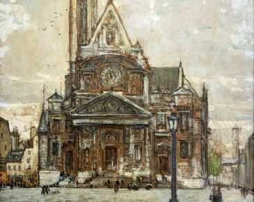 Chini Galileo - The Church of Saint Genevieve in Paris