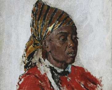 Ferrari Giuseppe - Portrait of African woman