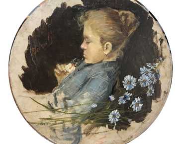 Fanelli Francesco - Fanciulla con fiori *