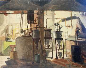 Saracini Licia - Interior of a factory