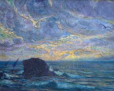 Ferrari Berto - Sunset on the Riviera - Bogliasco, Genova