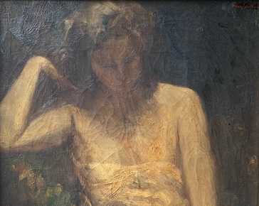 Larsen Oskar - Seated woman