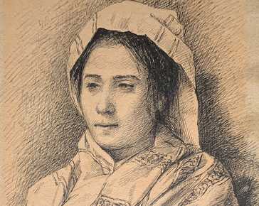 De Maria Mario  - Portrait of girl