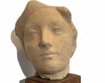 Bruno Calvani - Head of a woman