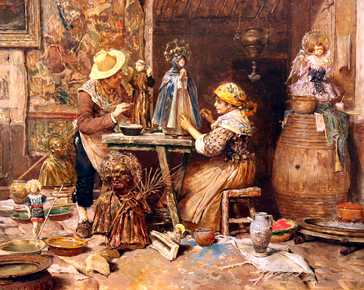 Pellegrini Riccardo - Statues for the nativity scene