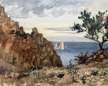 Sain Eduard Alexandre - Capri, the Faraglioni