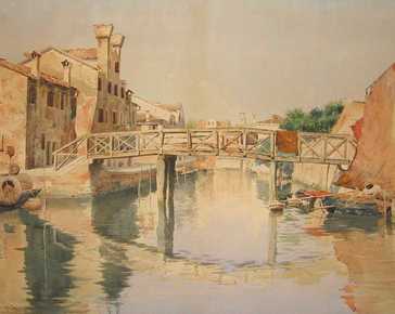 Zanetti Zilla Vettore - Venice, Giudecca Ponte Sant' Angelo