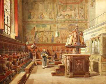  - Interior of the choir in the Basilica of Santa Maria Novella, Florence