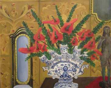 Viva Rosina - Vase with anthurium