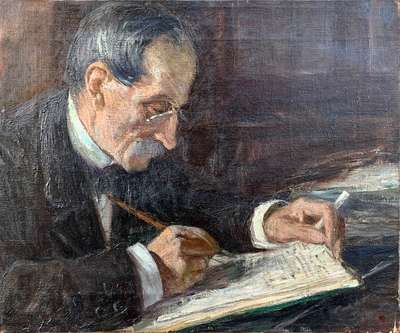 Portrait of Commendator Penzo and his wife - Penzo Callegari Carlotta