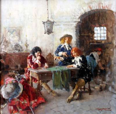 Interior of tavern - Longo Mancini Francesco