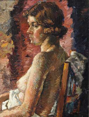 Seated woman - Giarrizzo Manlio