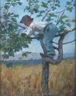 Boy on the fig tree - Gariani Garibaldi