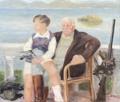 Ritratto del Cavalier Triscornia  - Dazzi Arturo 