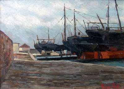 Ships in port - Maffi Ghino