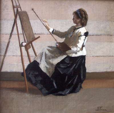 The lady painter - Toma Gioacchino