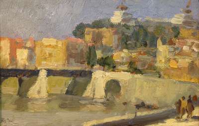 Rome, ponte Palatino - Baldessari Iras