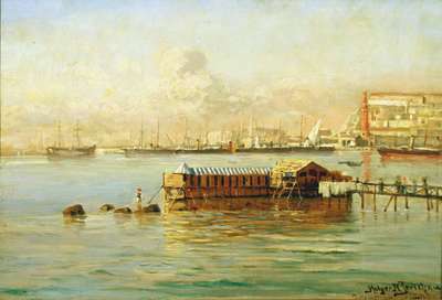 Porto militare di Napoli - Jerichau Holger Hvitfeldt