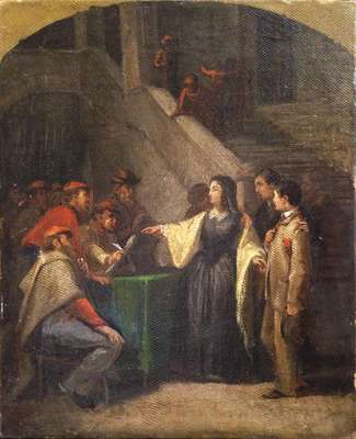 Giovani volontari si arruolano con Garibaldi - 