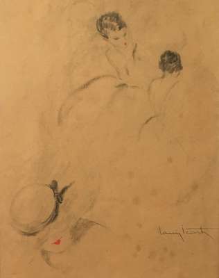 Studies for female figures - Icart Louis