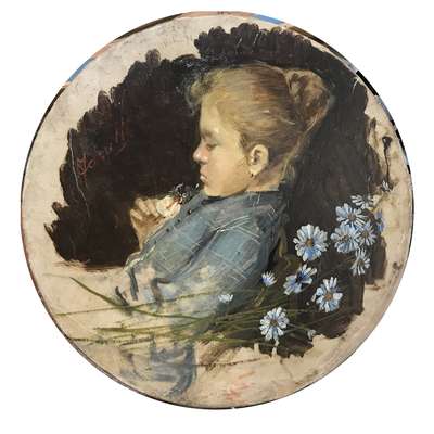 Fanciulla con fiori * - Fanelli Francesco