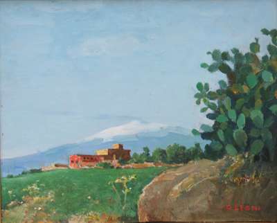 View of Etna - Leoni Giuseppe