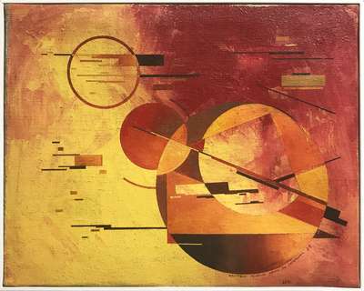 Цветовое решение круга на плоскости (Schema di colori di un cerchio su un piano) * - Il'ia Chashnik (Илья Григорьевич Чашник)