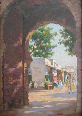 Street of Tunis - Cortegiani Michele