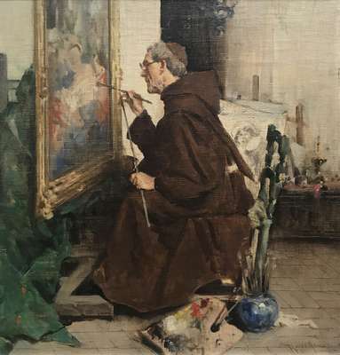 The friar painter - Longo Mancini Francesco
