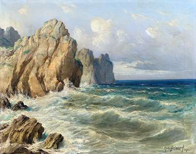 Scogliera a Capri - Federico Michele
