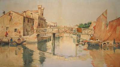 Venezia, Giudecca Ponte Sant' Angelo - Zanetti Zilla Vettore