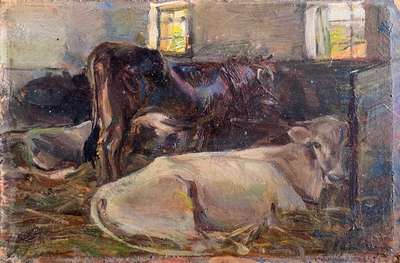 The stable - Erler Giulio Ettore